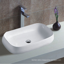 Modern Design Ceramic Art Counter Top Thin Edge Basin